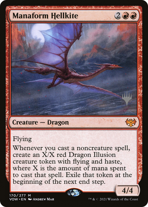 Manaform Hellkite (Promo Pack foil) | Innistrad: Crimson Vow