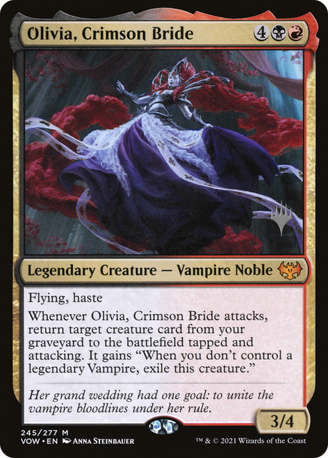 Olivia, Crimson Bride (Promo Pack foil)