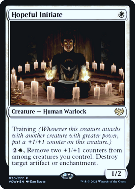 Hopeful Initiate (Prerelease foil)