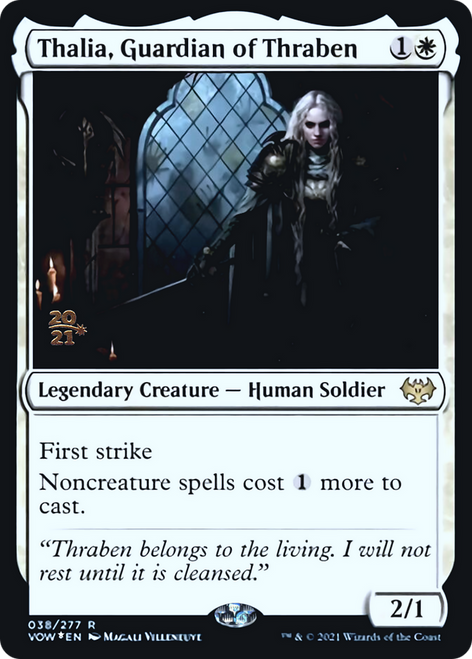 Thalia, Guardian of Thraben (Prerelease foil)