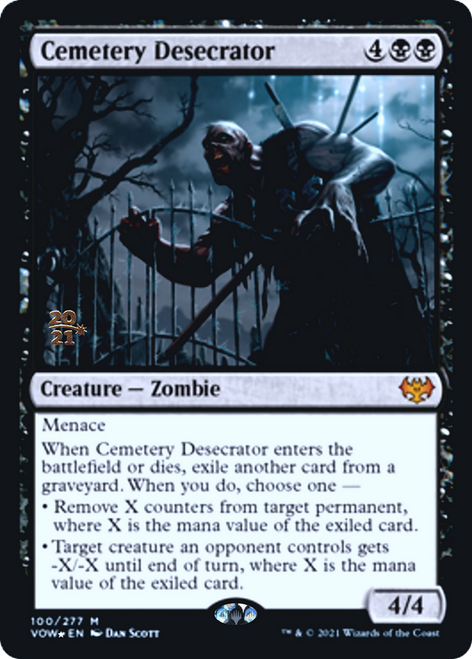 Cemetery Desecrator (Prerelease foil)