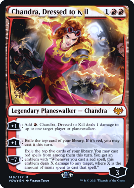 Chandra, Dressed to Kill (Prerelease foil)