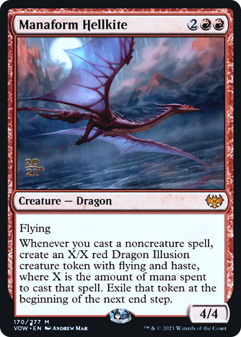 Manaform Hellkite (Prerelease foil)