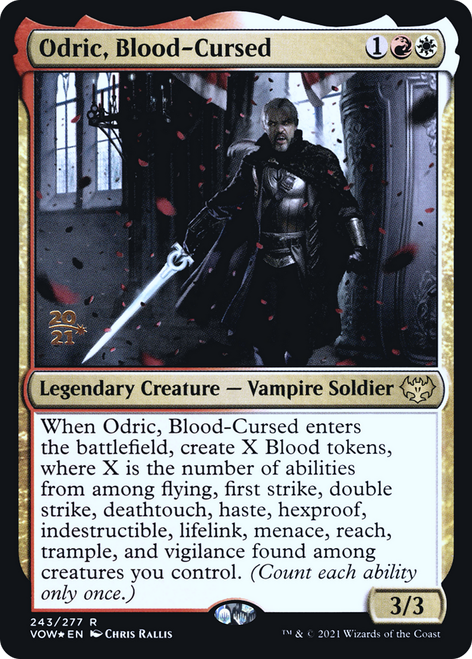 Odric, Blood-Cursed (Prerelease foil)