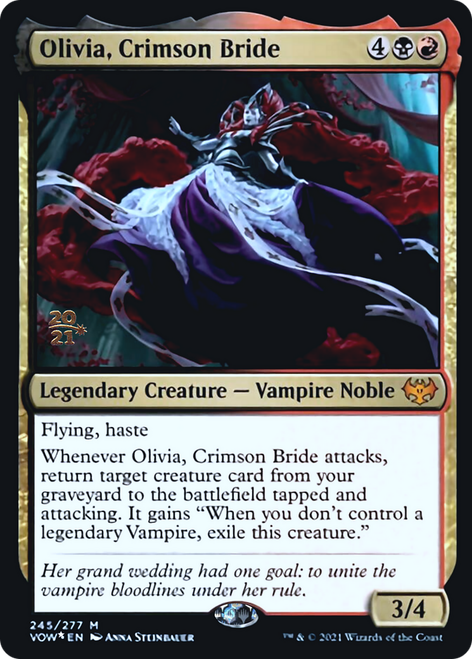 Olivia, Crimson Bride (Prerelease foil)