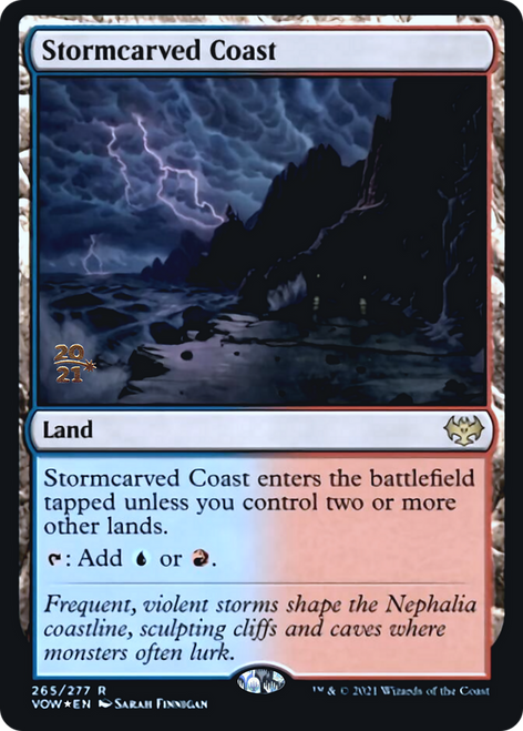 Stormcarved Coast (Prerelease foil)