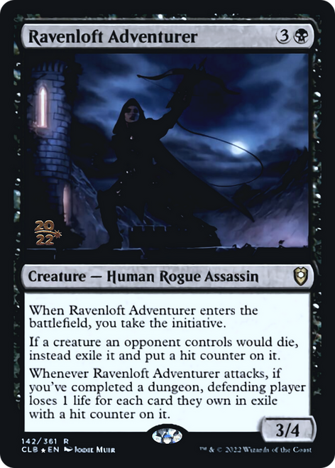 Ravenloft Adventurer (Prerelease foil) | Commander Legends: Battle for Baldur's Gate