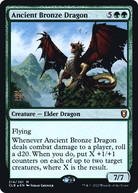 Ancient Bronze Dragon (Prerelease foil)