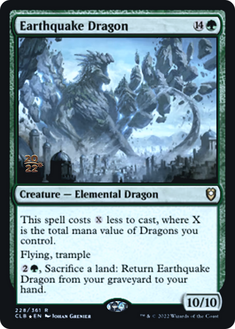 Earthquake Dragon (Prerelease foil)