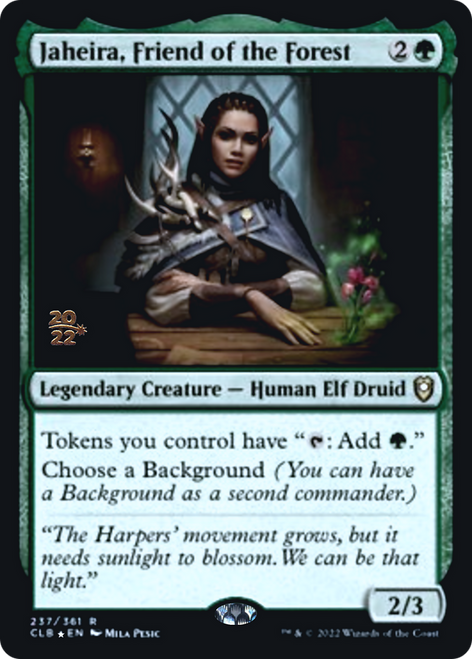 Jaheira, Friend of the Forest (Prerelease foil)