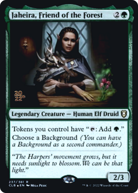 Jaheira, Friend of the Forest (Prerelease foil)
