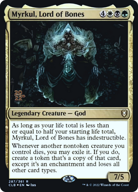 Myrkul, Lord of Bones (Prerelease foil) | Commander Legends: Battle for Baldur's Gate