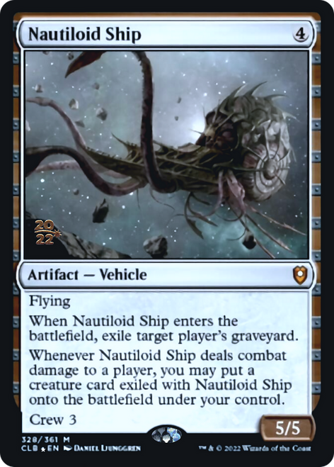 Nautiloid Ship (Prerelease foil) | Commander Legends: Battle for Baldur's Gate