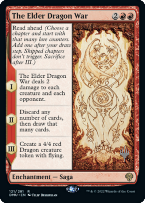 The Elder Dragon War (Promo Pack non-foil) | Dominaria United
