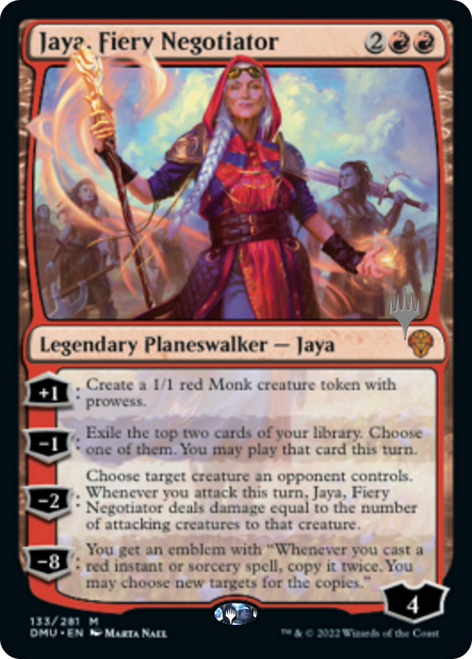 Jaya, Fiery Negotiator (Promo Pack non-foil) | Dominaria United