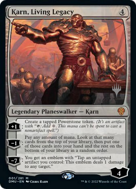 Karn, Living Legacy (Promo Pack foil)