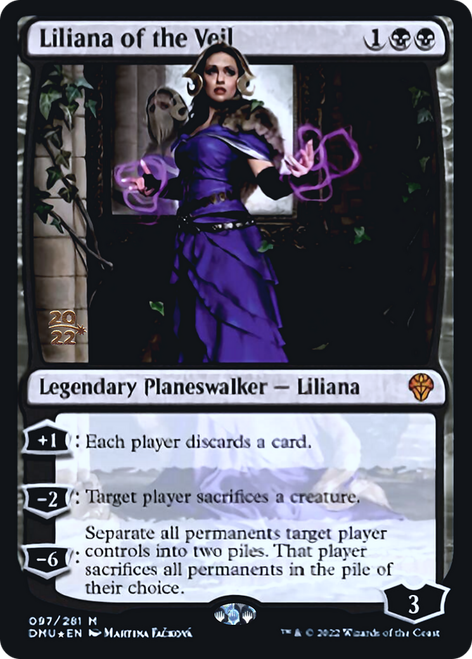 Liliana of the Veil (Prerelease foil)