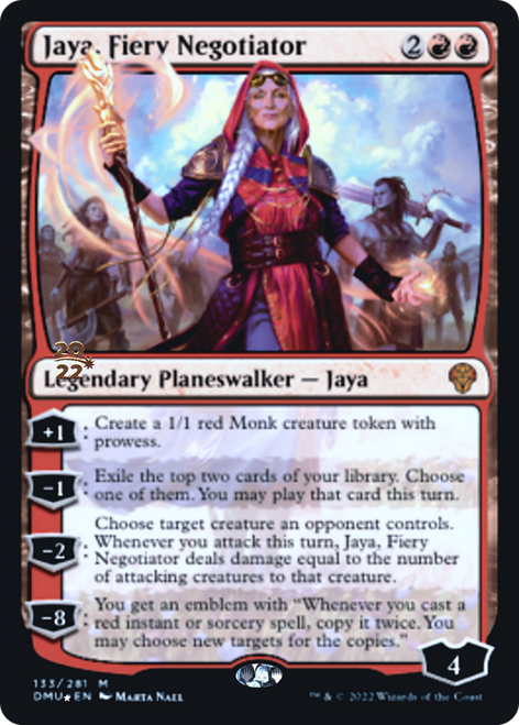 Jaya, Fiery Negotiator (Prerelease foil)