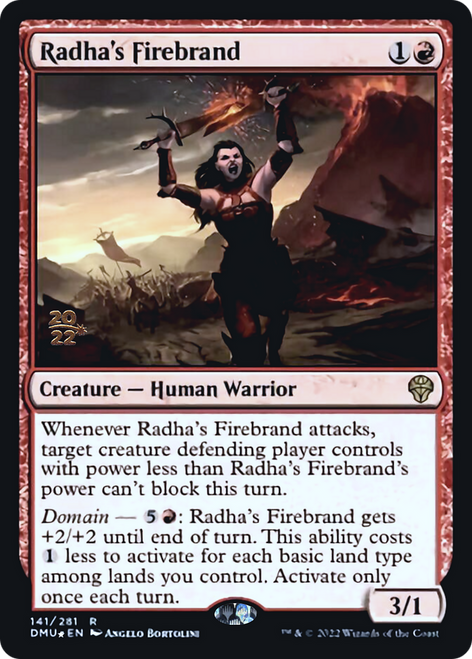 Radha's Firebrand (Prerelease foil) | Dominaria United