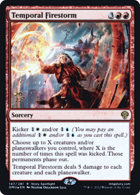 Temporal Firestorm (Prerelease foil)
