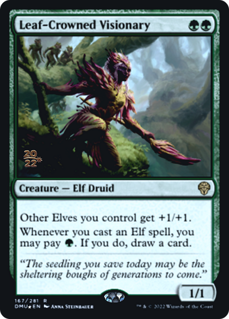 Leaf-Crowned Visionary (Prerelease foil)