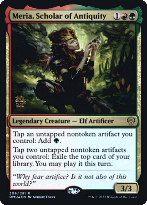 Meria, Scholar of Antiquity (Prerelease foil)