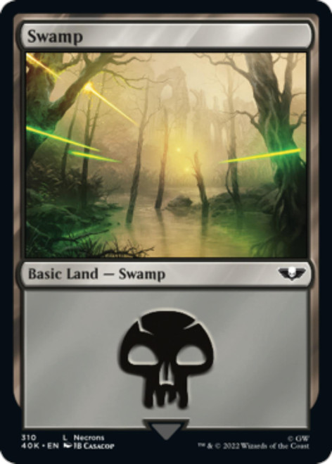 Swamp (Necron #310) (Surge Foil) | Universes Beyond: Warhammer 40000