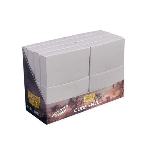 Dragon Shield Cube Shell - Ashen White (8 pack)