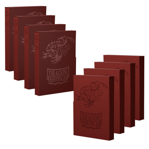 Dragon Shield Cube Shell - Blood Red (8 pack)