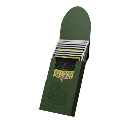 Dragon Shield Cube Shell - Forest Green (8 pack)