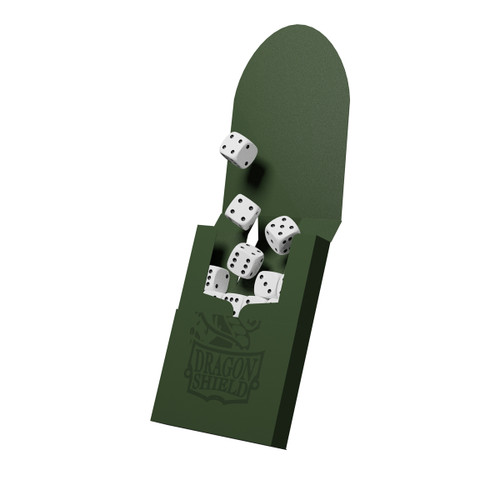 Dragon Shield Cube Shell - Forest Green (8 pack)