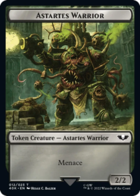 Astartes Warrior #12 / Plaguebearer of Nurgle Token