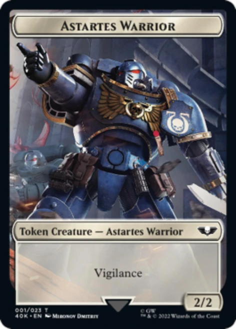 Astartes Warrior #1 / Robot Token (Surge Foil)