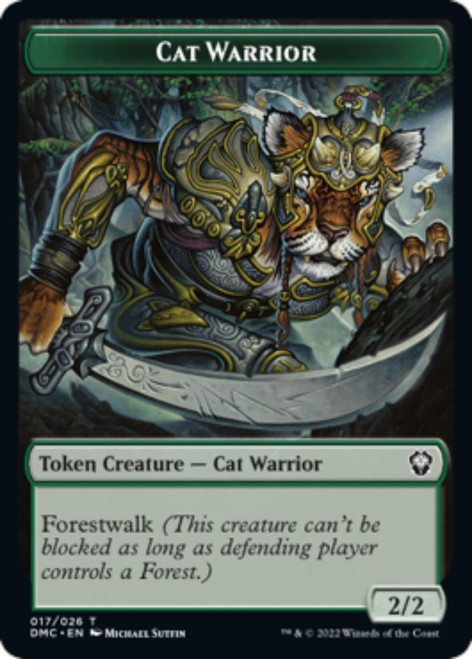 Dominaria United Commander - Cat Warrior Token