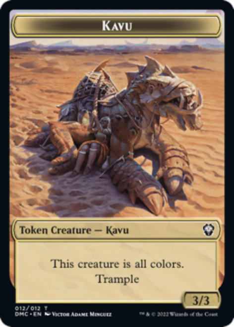 Dominaria United Commander - Angel / Kavu Token