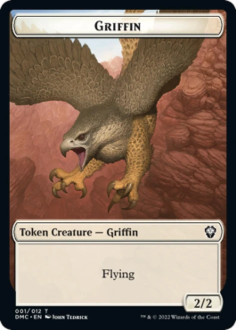 Dominaria United Commander - Griffin / Zombie Knight Token