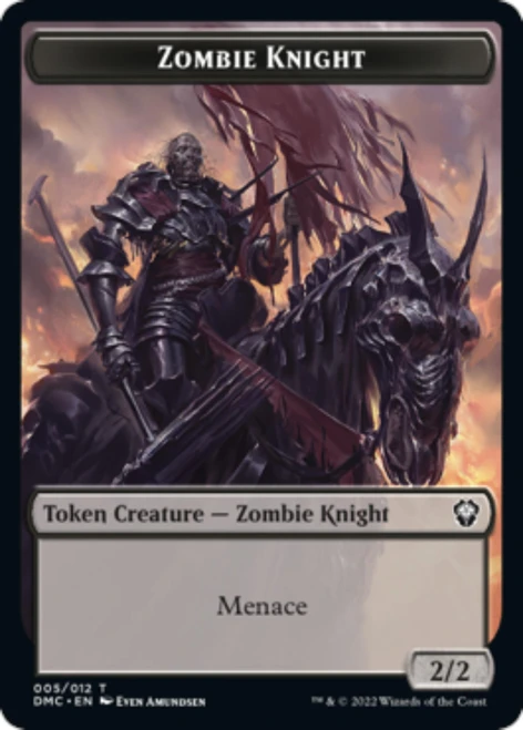 Dominaria United Commander - Warrior / Zombie Knight Token