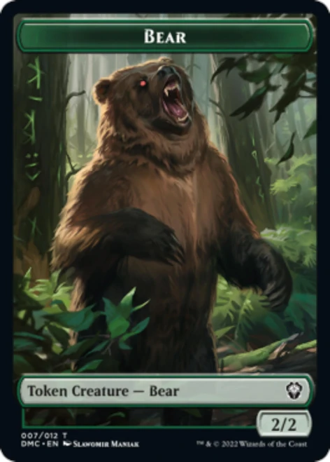 Dominaria United Commander - Bear / Kavu Token