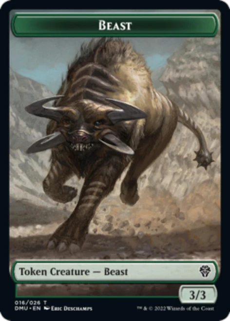 Dominaria United Commander - Beast / Kavu Token