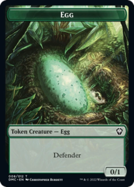 Dominaria United Commander - Egg / Snake Token