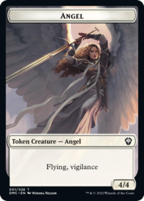 Dominaria United - Bird (#2) / Angel (foil) Token