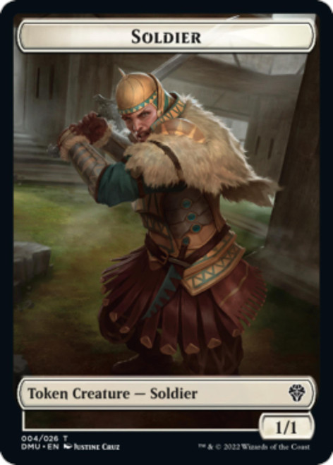Dominaria United - Soldier / Badger (foil) Token