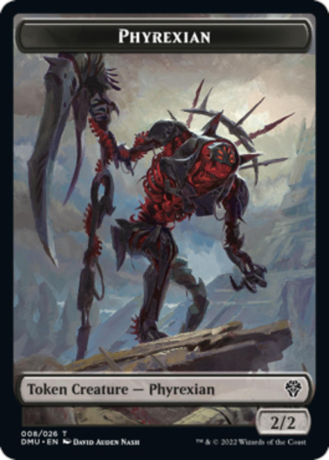 Dominaria United - Bird (#6) / Phyrexian (foil) Token