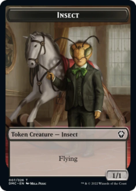 Dominaria United - Phyrexian / Insect (foil) Token