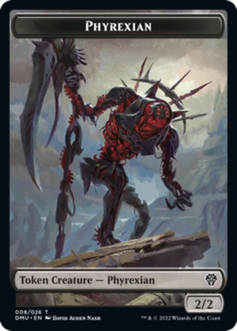 Dominaria United - Phyrexian / Beast (foil) Token