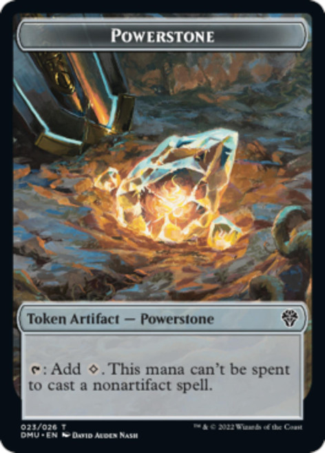Dominaria United - Saproling / Powerstone (foil) Token