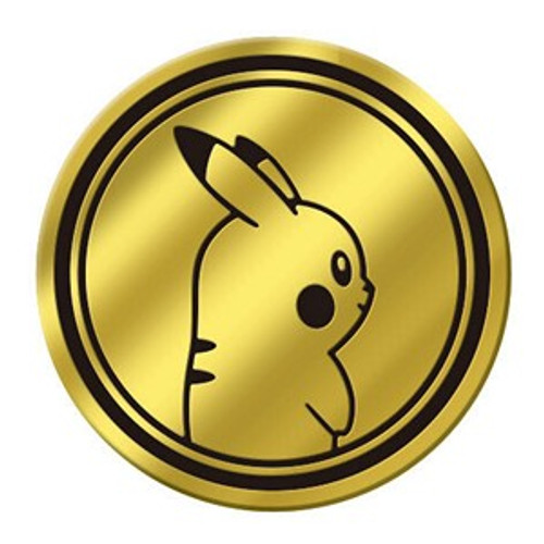 Black & Gold Clear Pokemon GO Pikachu Oversized Coin