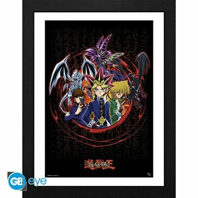 Yu Gi Oh! Joey Yugi Kaiba  30 x 40cm Framed Collector Print