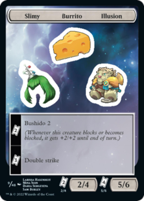 Slimy / Burrito / Illusion Sticker Sheet