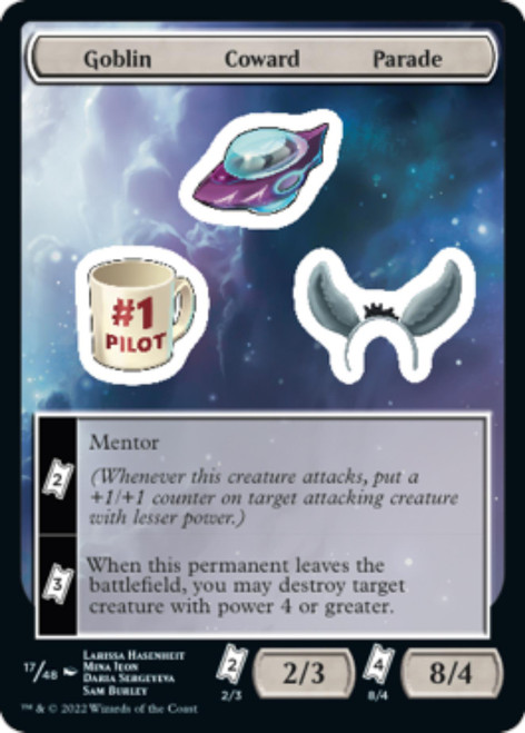 Goblin / Coward / Parade Sticker Sheet | Unfinity